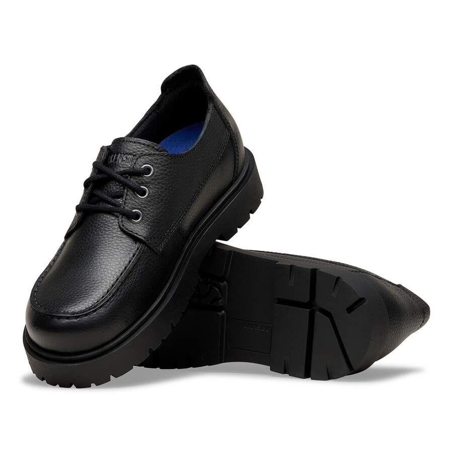 Highwood Moc Lace Low Natural Leather - Black