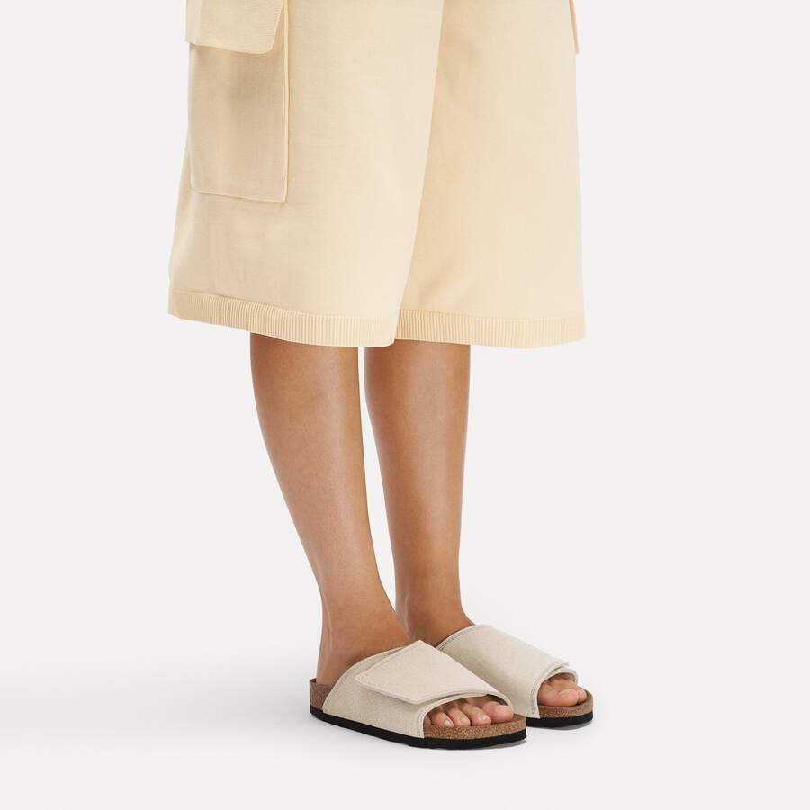 Solana Suede Leather - Oyster
