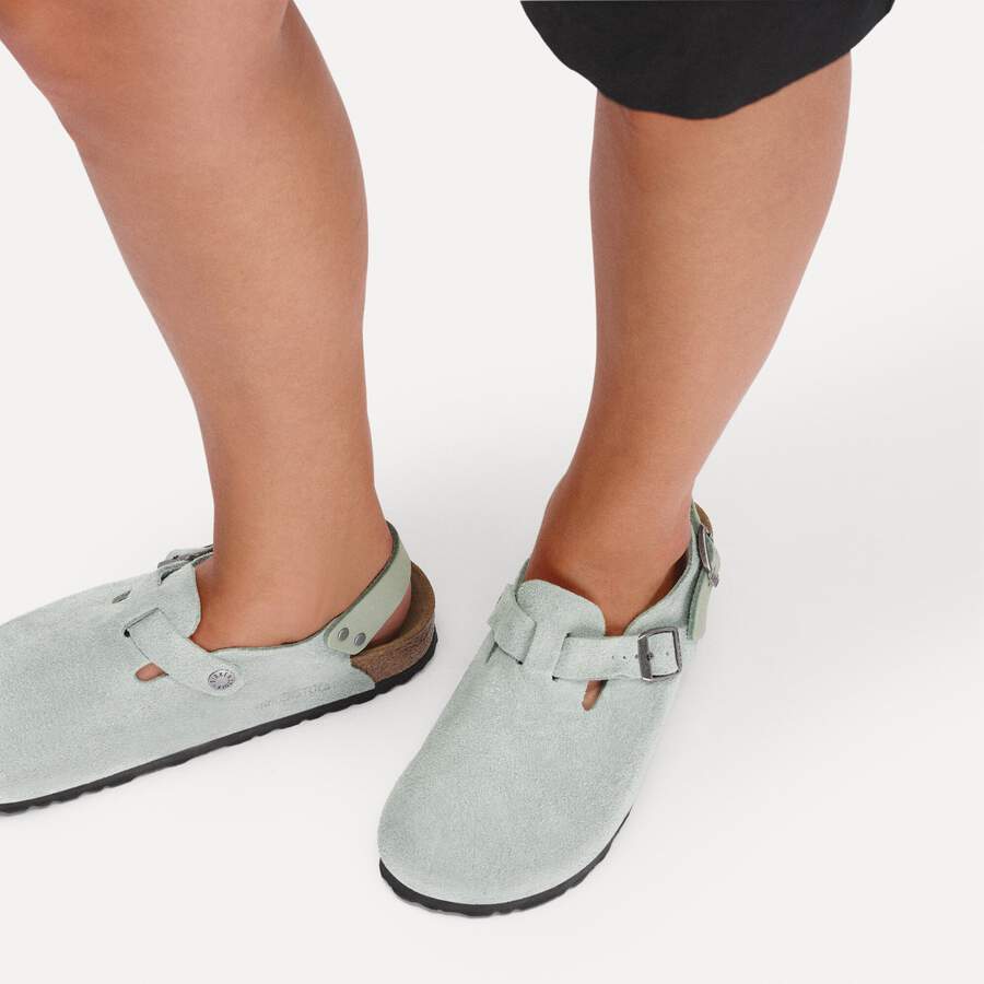 Tokio Suede Leather - Pure Sage