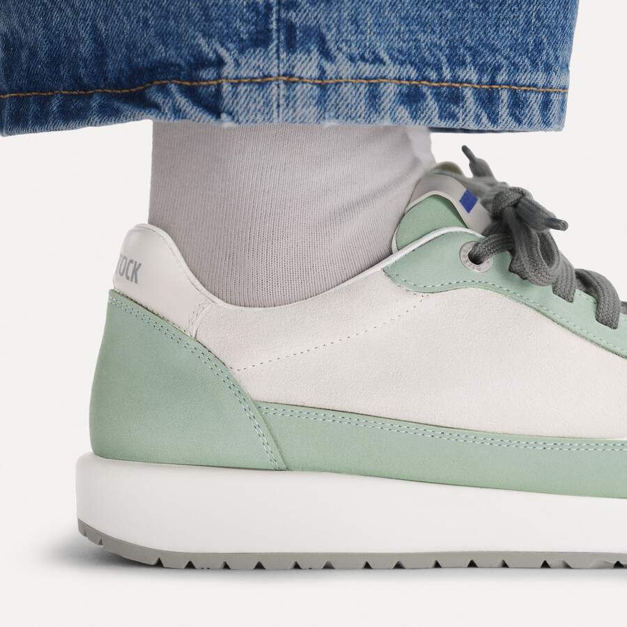 Honnef City Mixed Leather - Pure Sage / White