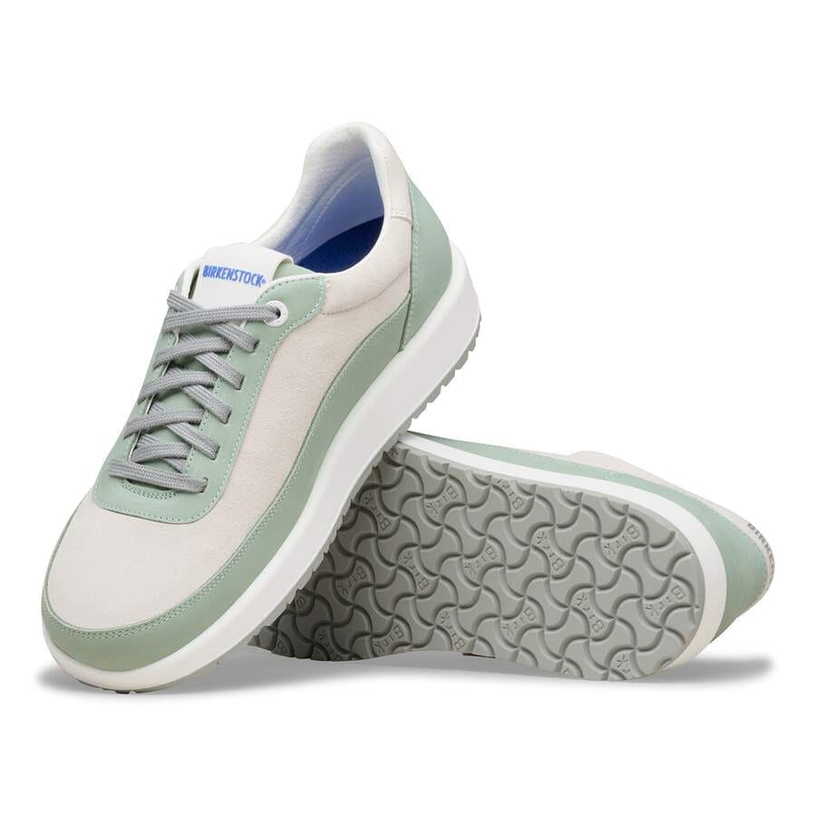 Honnef City Mixed Leather - Pure Sage / White