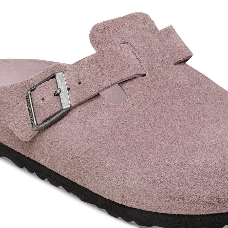 Boston Soft Footbed Suede Leather - Faded Purple