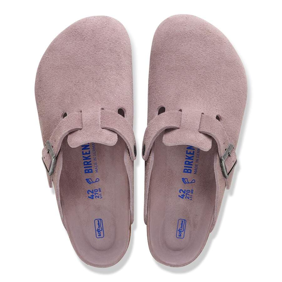 Boston Soft Footbed Suede Leather - Faded Purple