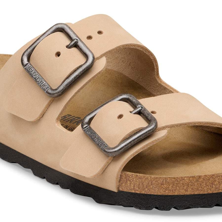 Arizona Wire Buckle Nubuck Leather - Sandcastle