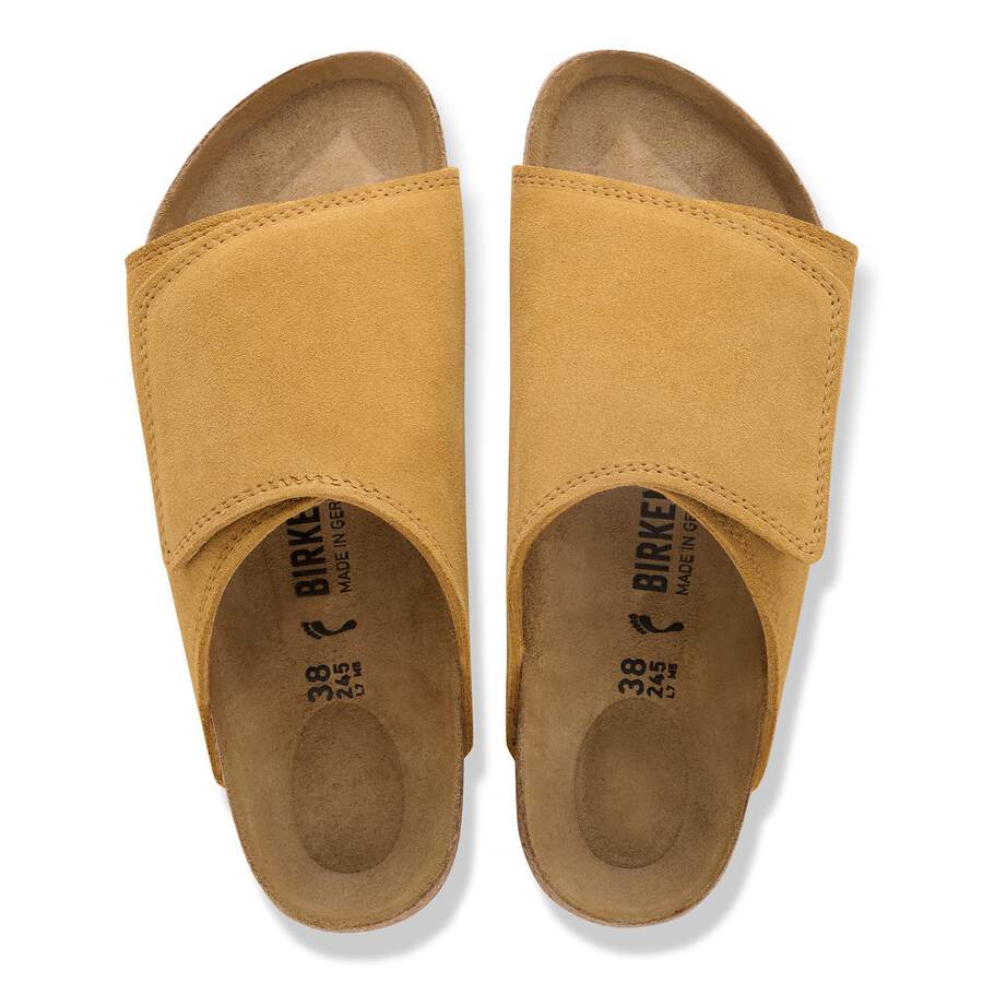 Solana Suede Leather - Cork Brown