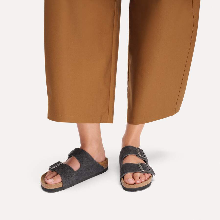 Arizona Suede Leather - Charcoal