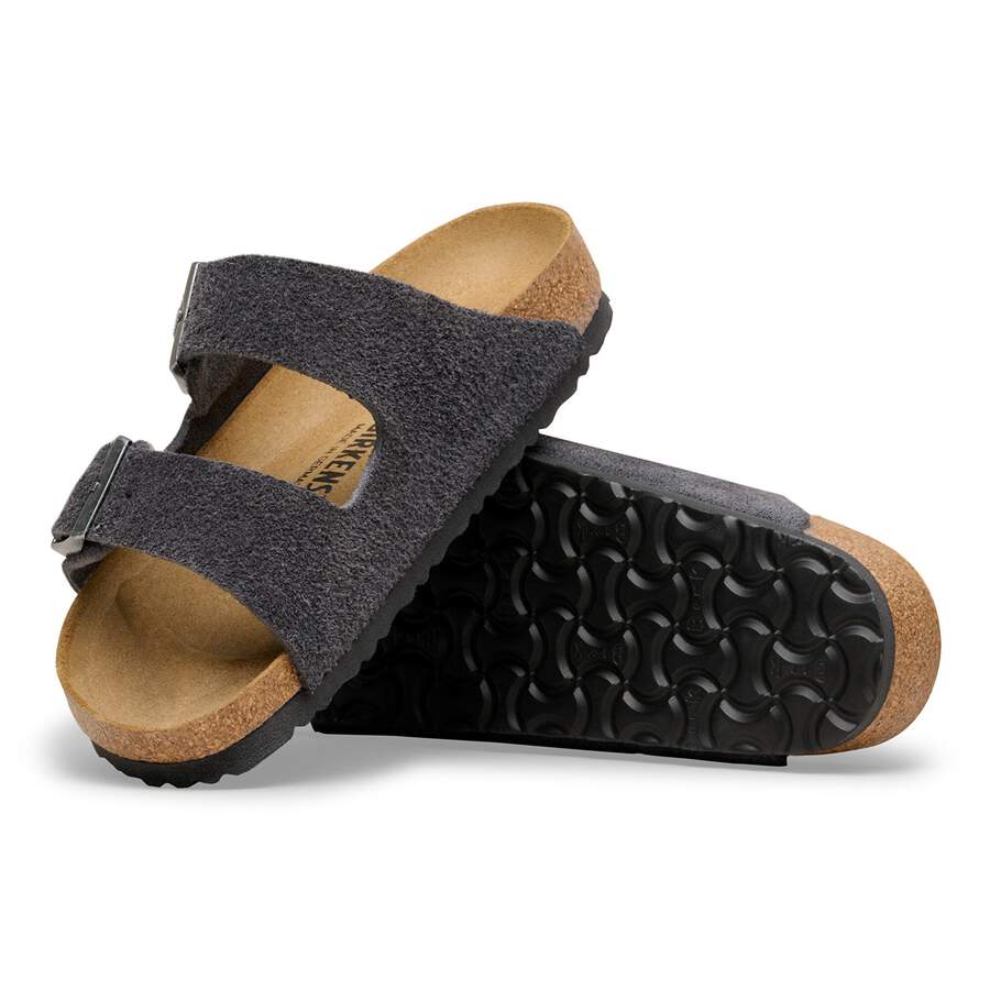 Arizona Suede Leather - Charcoal