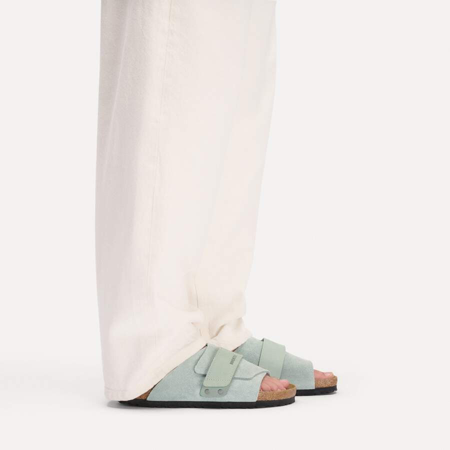 Kyoto Nubuck Leather/Suede - Pure Sage