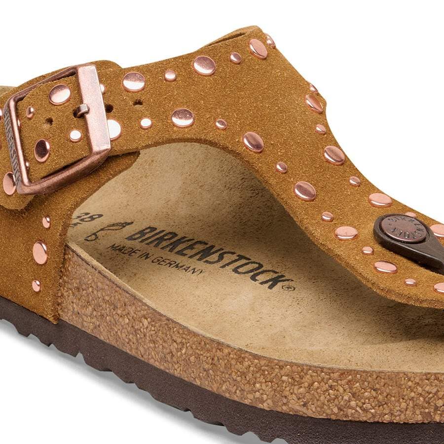 Gizeh Rivet Suede Leather - Mink
