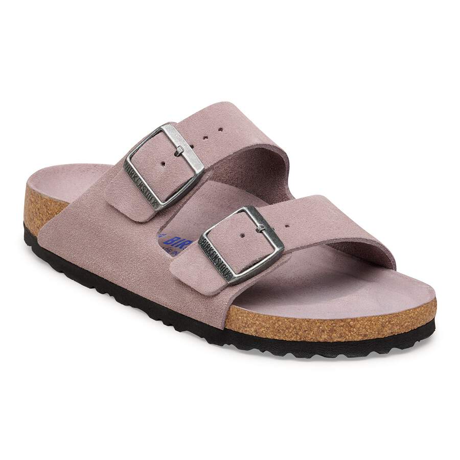 Arizona Soft Footbed Suede Leather - Faded Purple Tonal