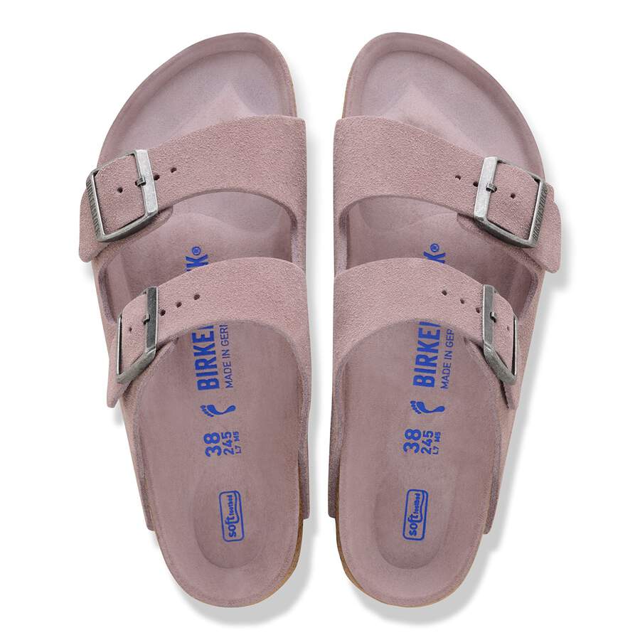Arizona Soft Footbed Suede Leather - Faded Purple Tonal