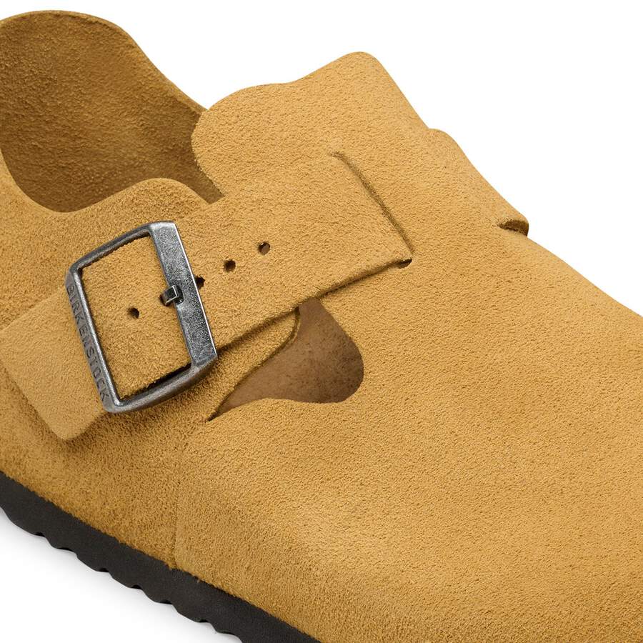 London Suede Leather - Cork Brown