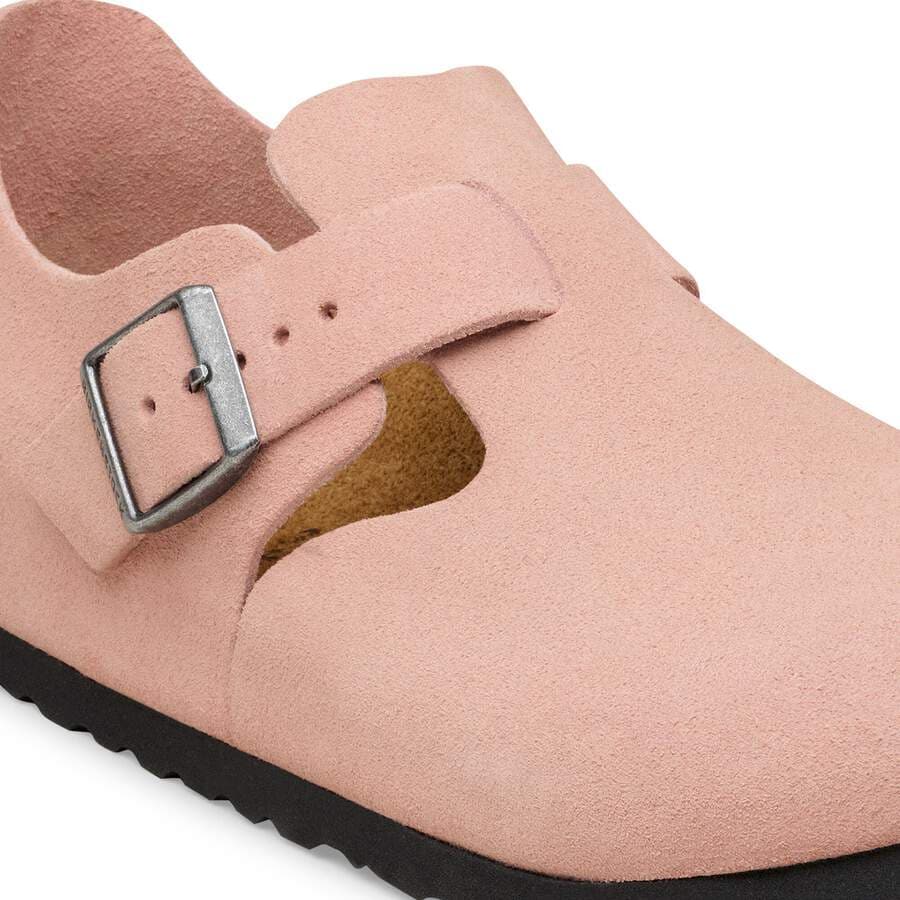 London Suede Leather - Pink Clay