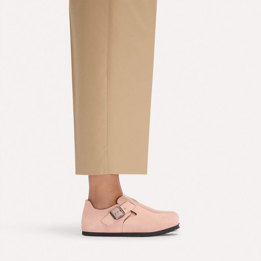 London Suede Leather - Pink Clay