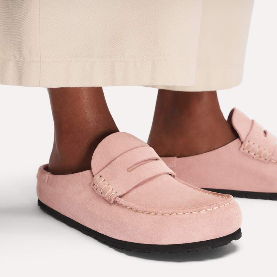 Naples Wrapped Suede Leather - Pink Clay