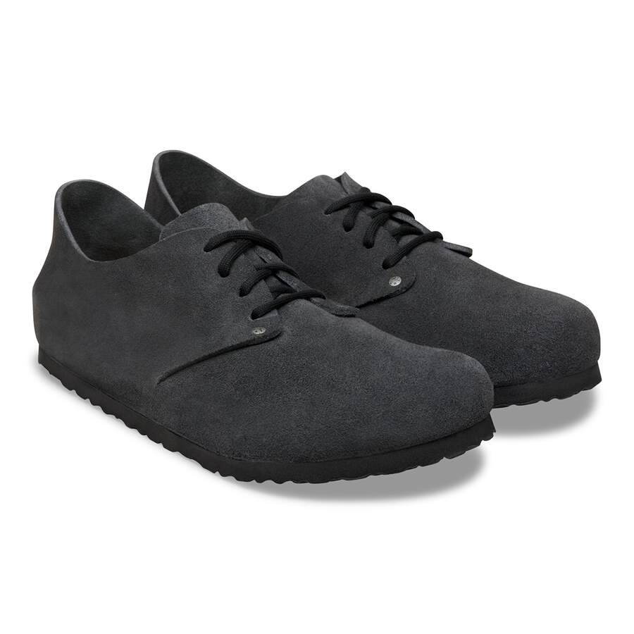 Maine Suede Leather - Charcoal
