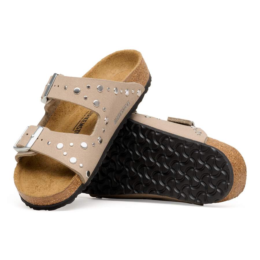 Arizona Rivet Border Kids Synthetik - Soft Birki Gray Taupe