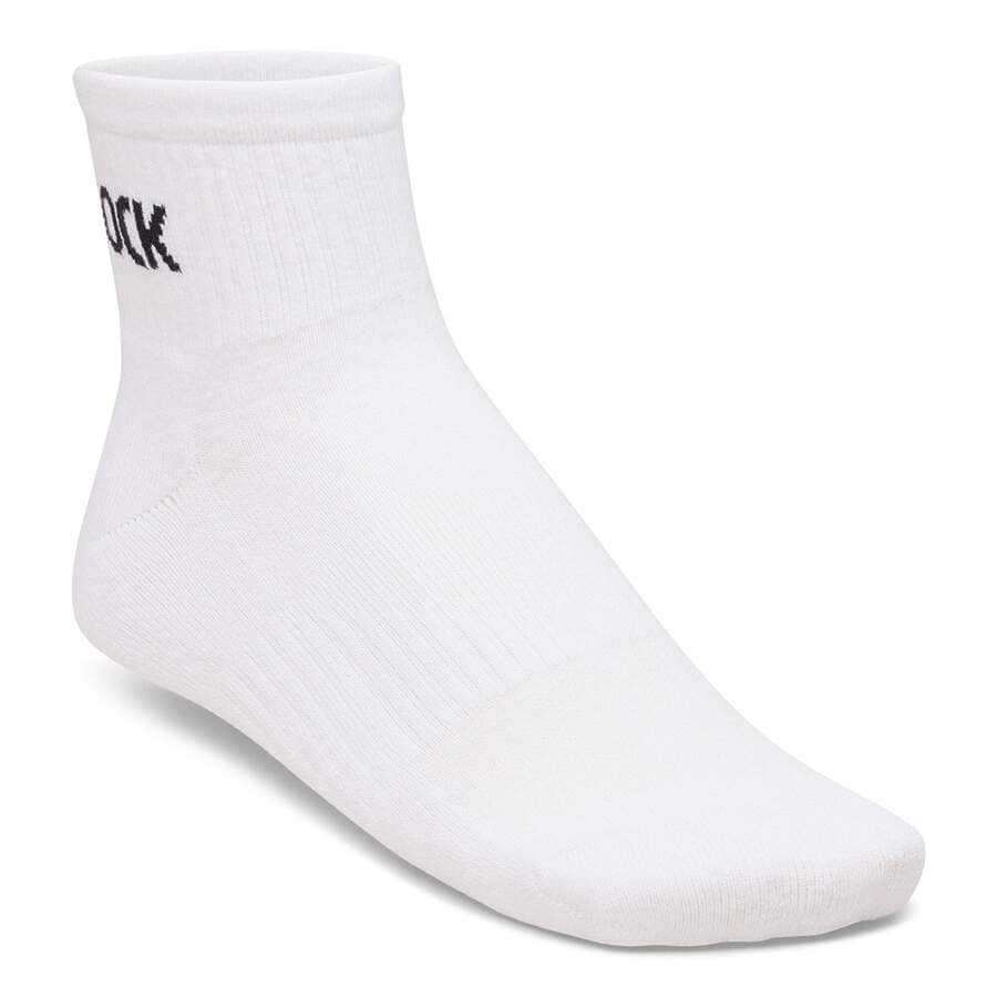 Cotton Crew Ankle Cotton/Polyamid/Elastane - White