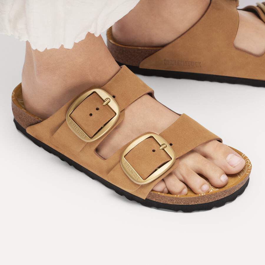 Arizona Big Buckle Nubuck Leather - Mink