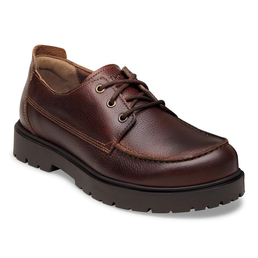 Highwood Moc Lace Low Natural Leather - Chocolate
