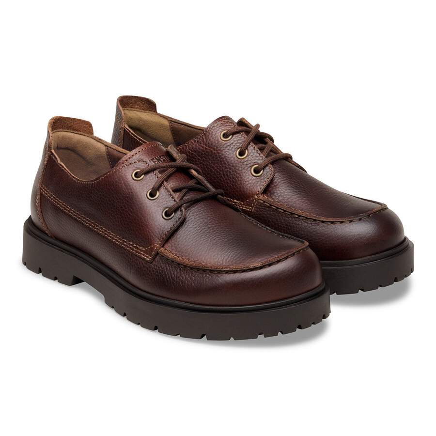 Highwood Moc Lace Low Natural Leather - Chocolate