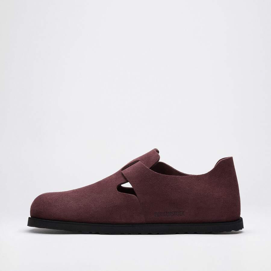 1774 London Suede Suede Leather - Deep Burgundy