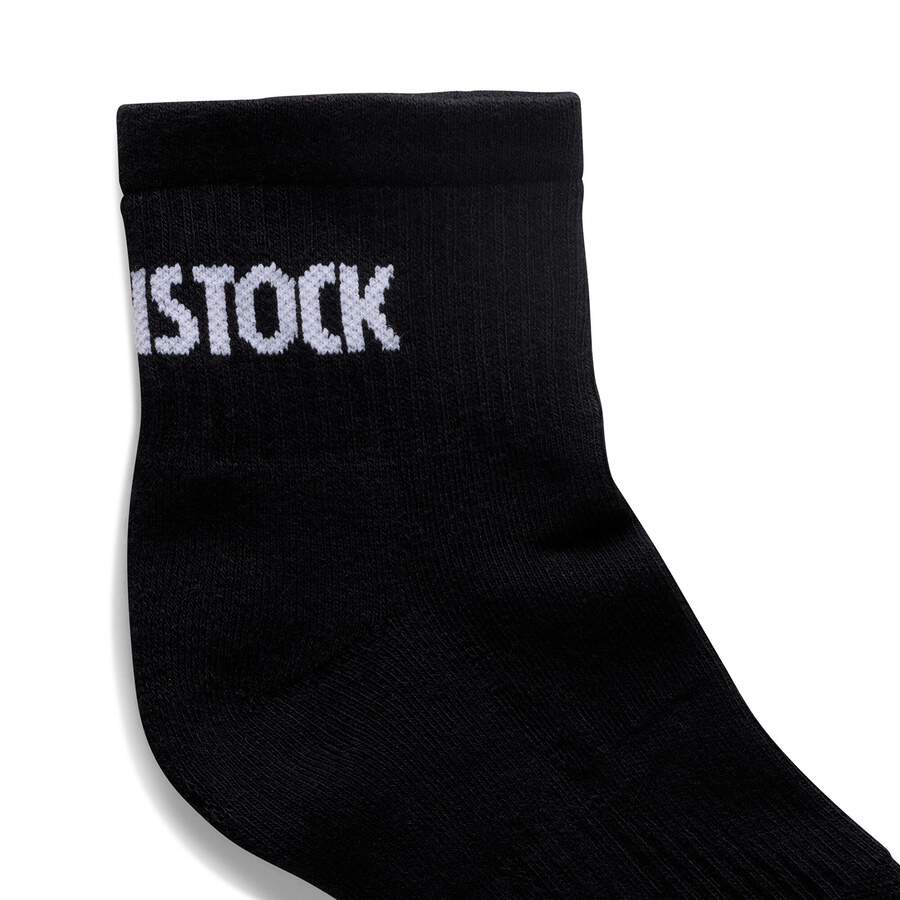 Cotton Crew Ankle Cotton/Polyamid/Elastane - Black