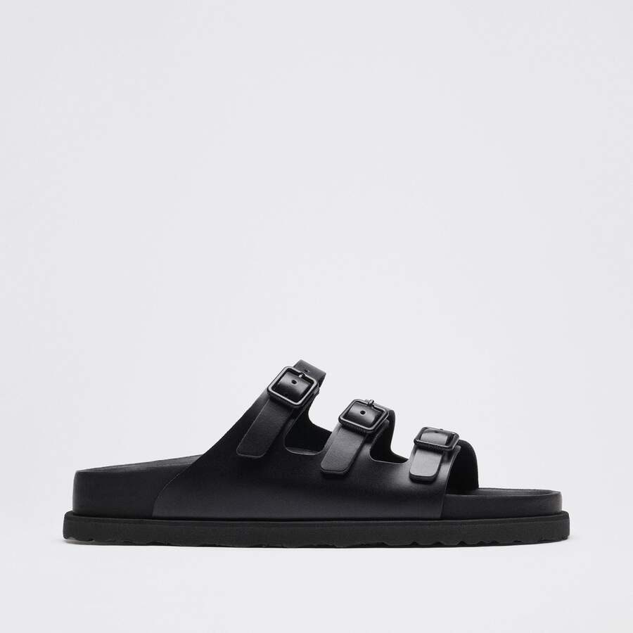 1774 Florida Smooth Leather Natural Leather - Black