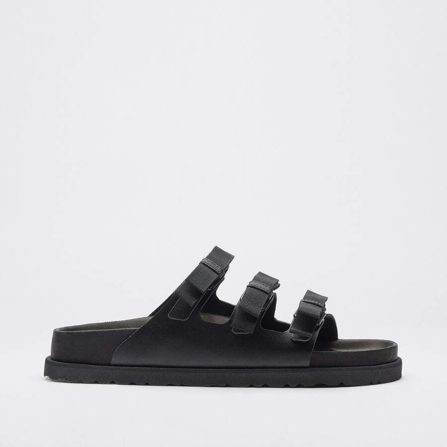 1774 Florida Smooth Leather Natural Leather - Black