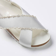 Danielle Frankel Tulum Pearls Textile - Pearl White