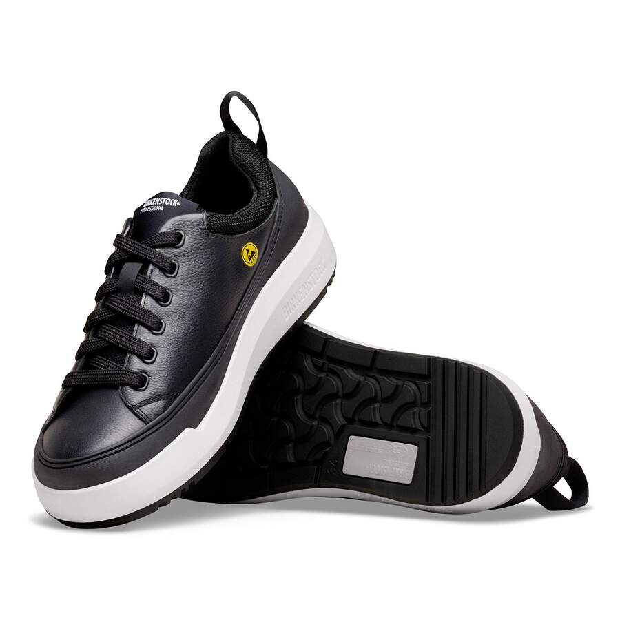 Melbourne PRO ESD Natural Leather Coated - Black/White