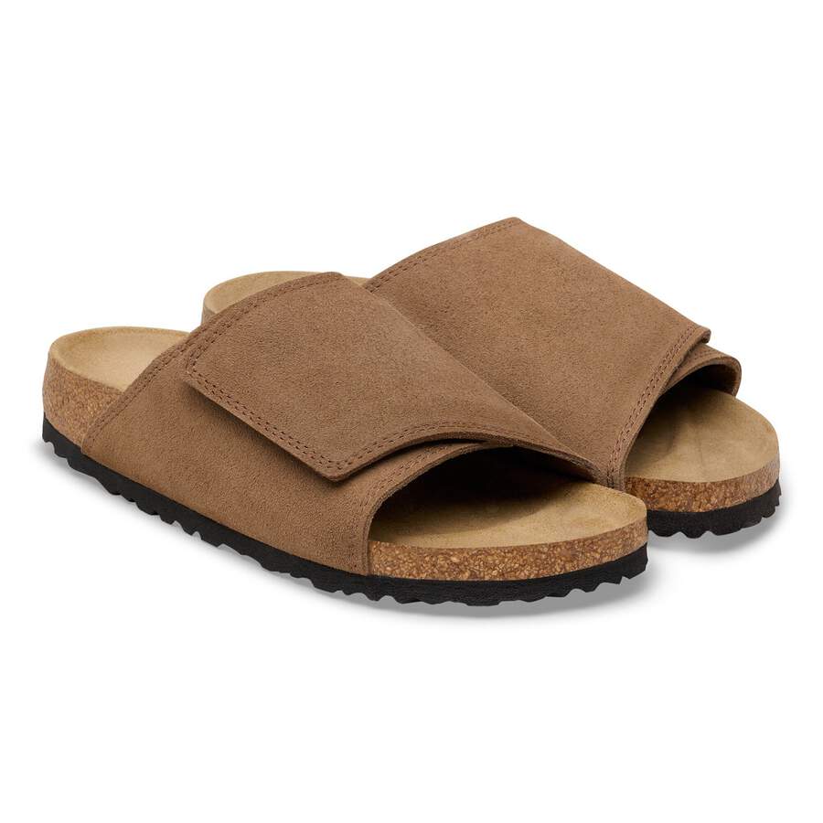 Solana Suede Leather - Dark Tea