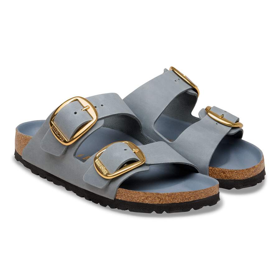 Arizona Big Buckle Natural Leather Oiled - Basalt Gray