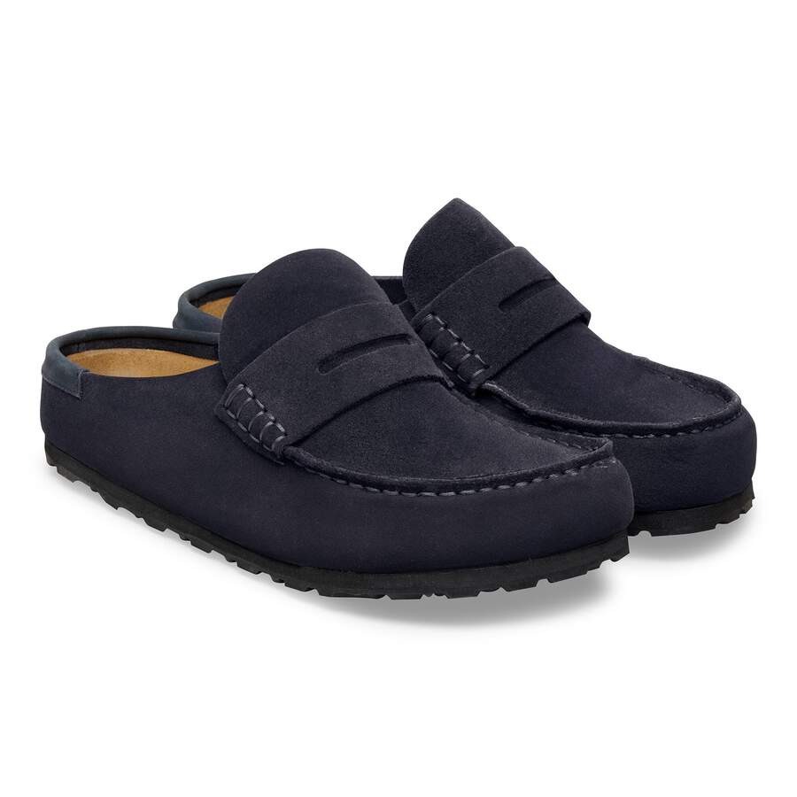 Naples Wrapped Suede Leather Nubuck - Midnight Blue