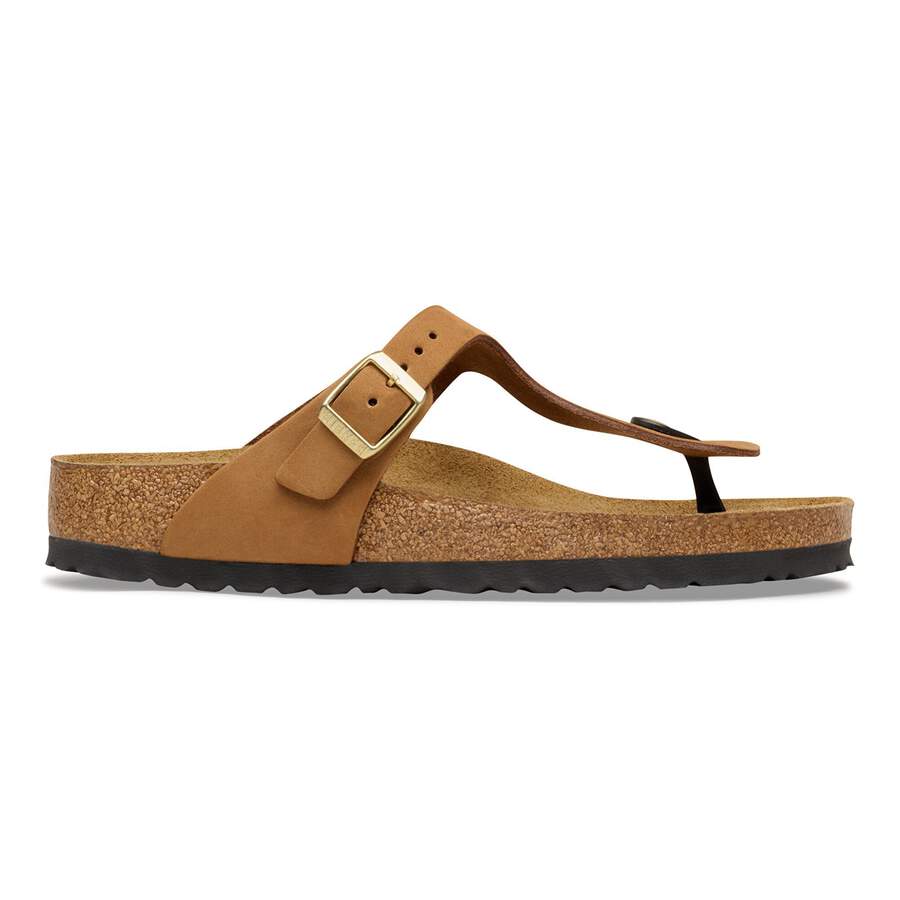 Gizeh Soft Footbed Nubuck Leather - Mink