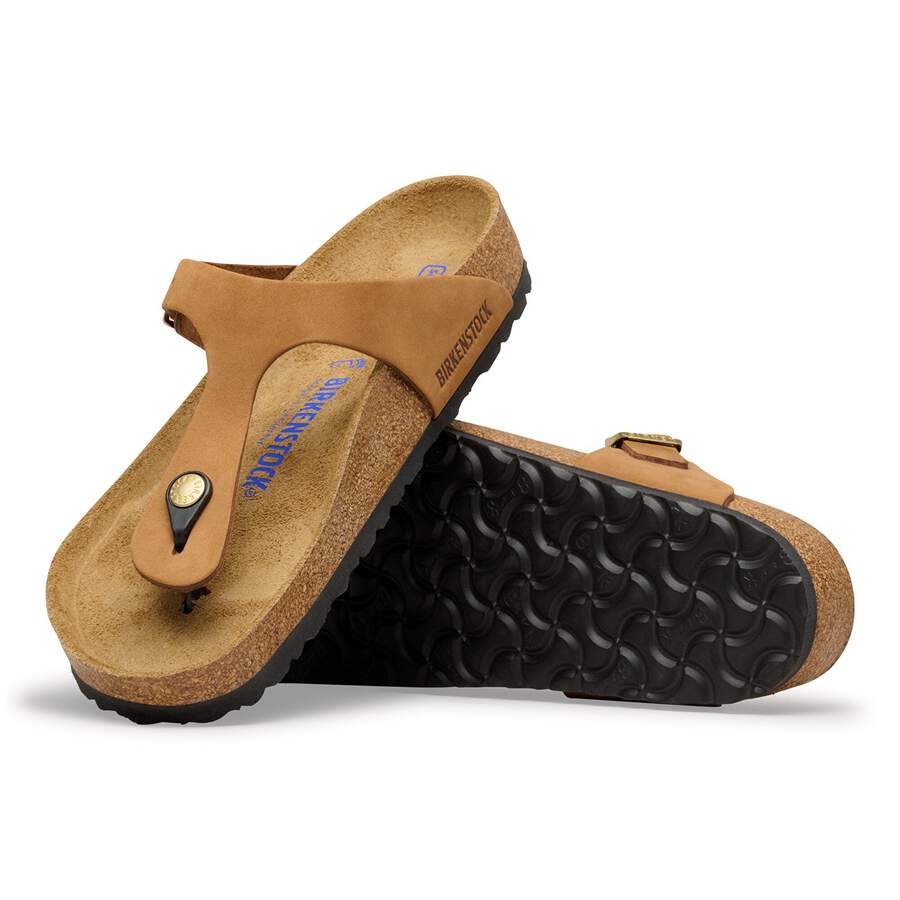 Gizeh Soft Footbed Nubuck Leather - Mink