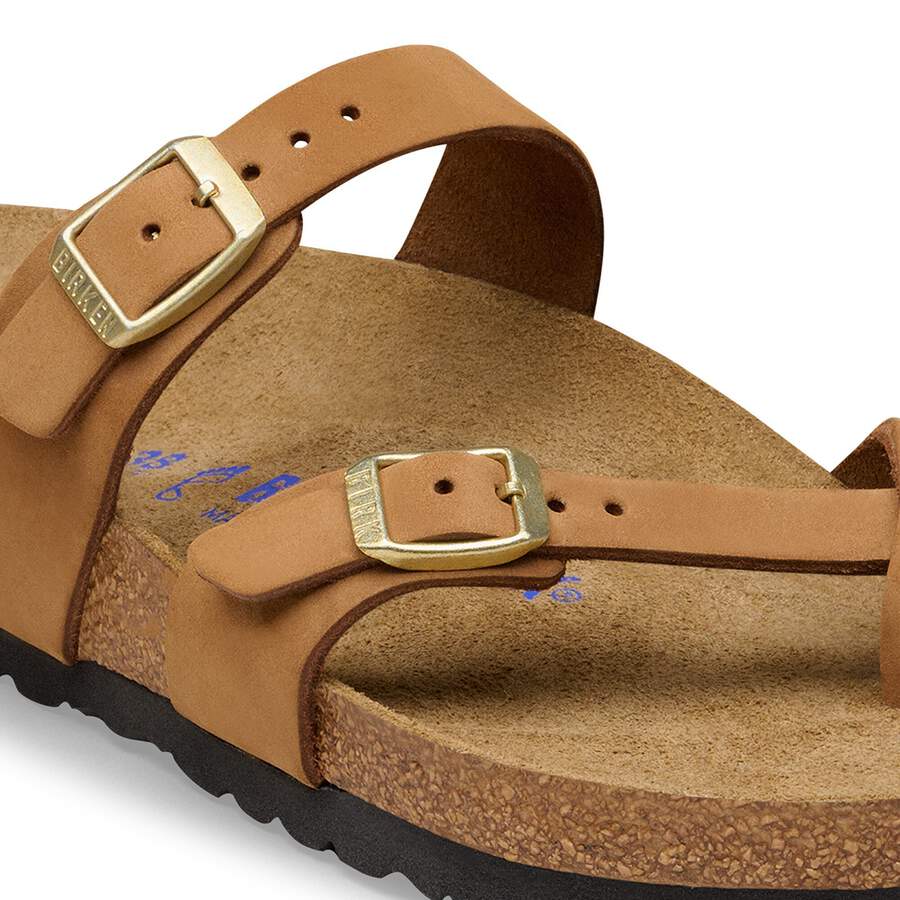 Mayari Soft Footbed Nubuck Leather - Mink