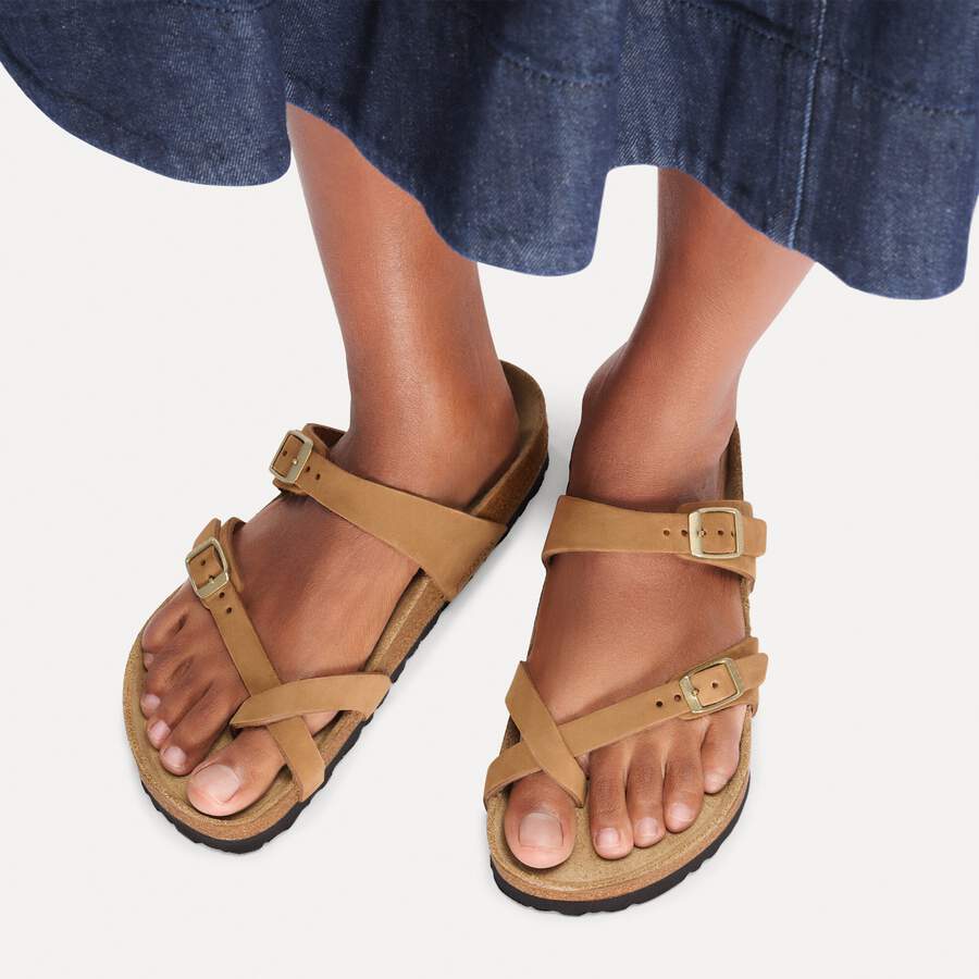 Mayari Soft Footbed Nubuck Leather - Mink