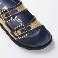 1774 Arizona Raffia Mischmaterial - Raffia Navy