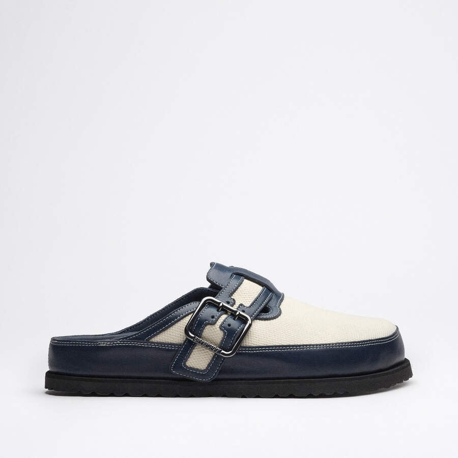 1774 Boston Canvas Mischmaterial - Midnight Navy Canvas