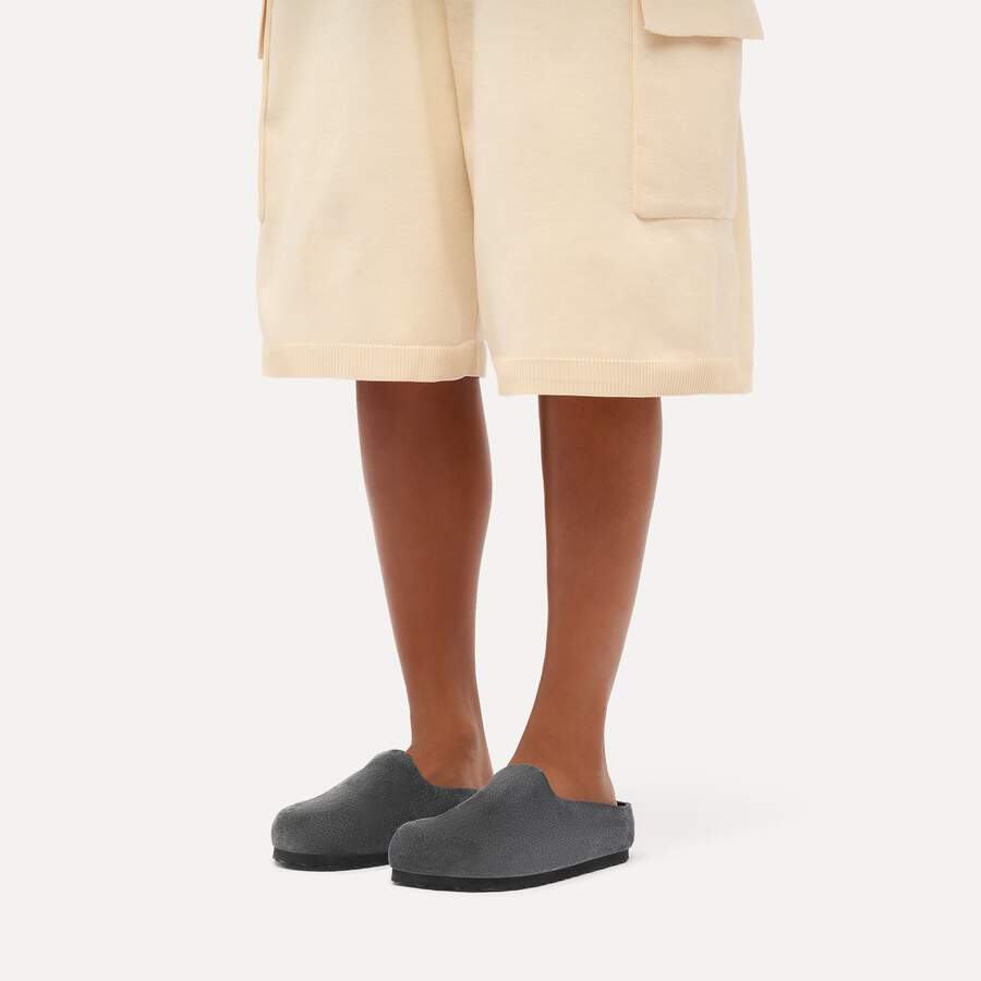 Amsterdam Wrapped Suede Leather - Charcoal
