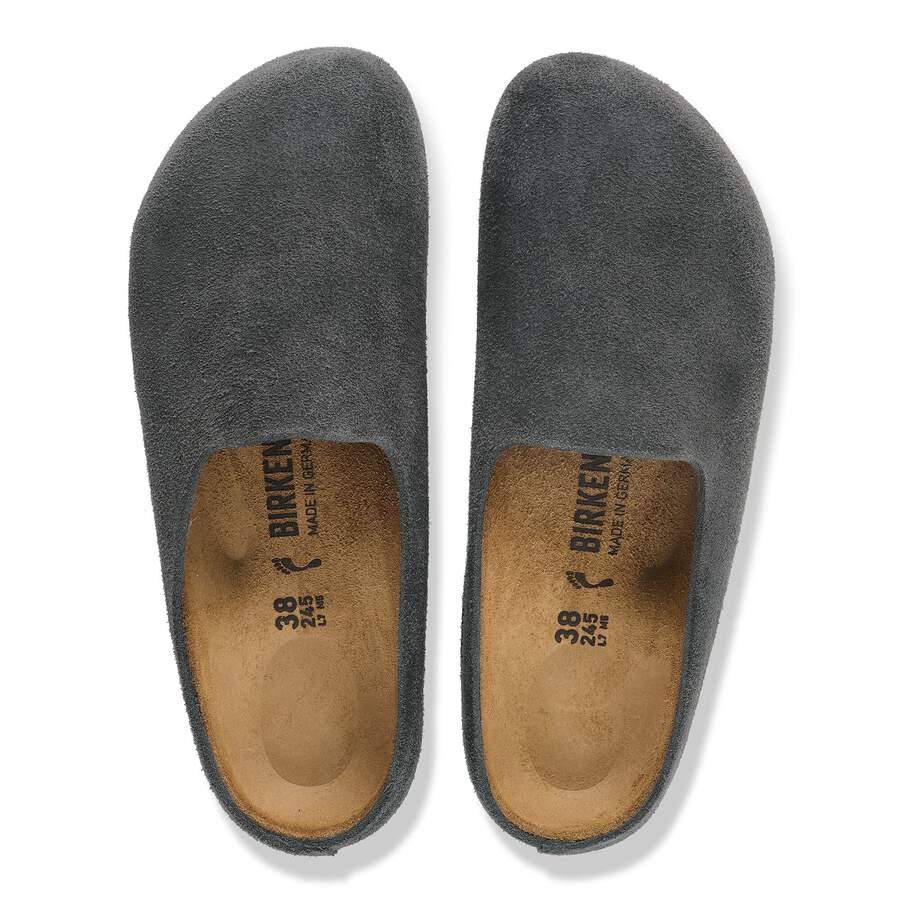 Amsterdam Wrapped Suede Leather - Charcoal