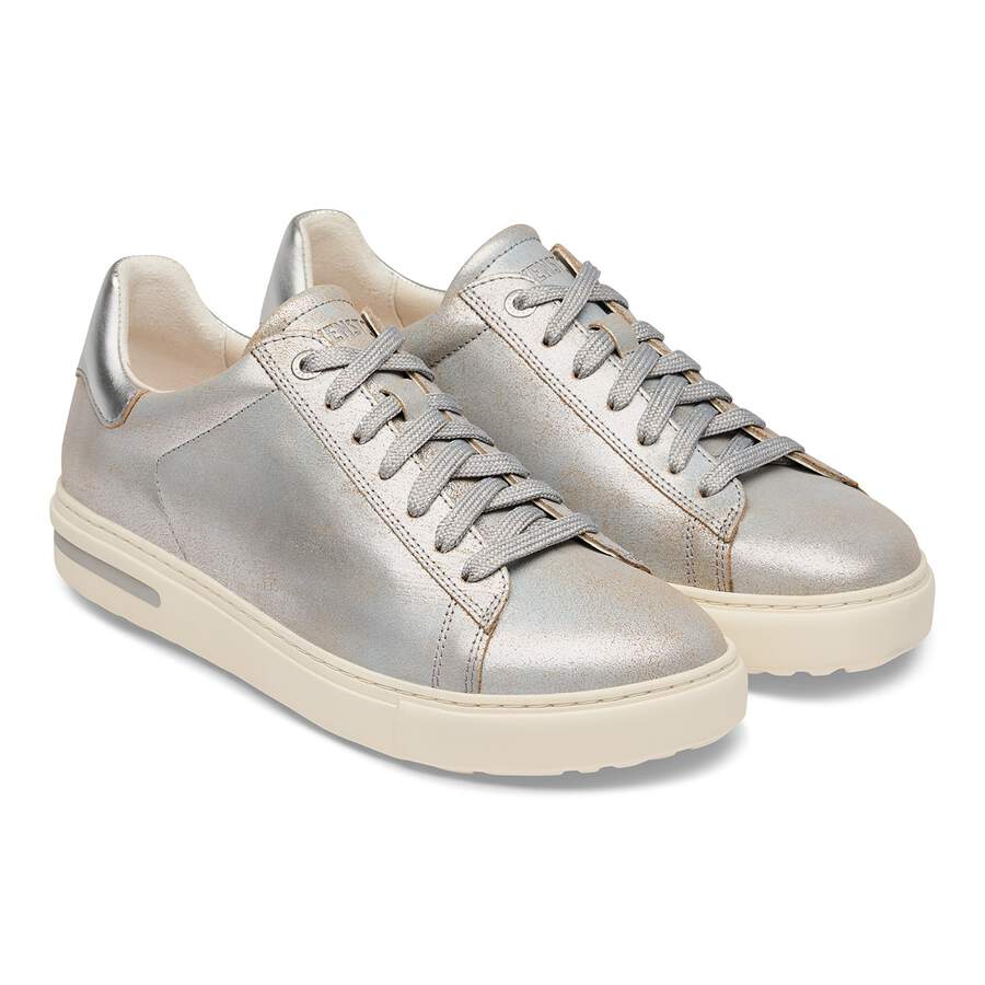 Bend Low Natural Leather - Washed Metallic Silver