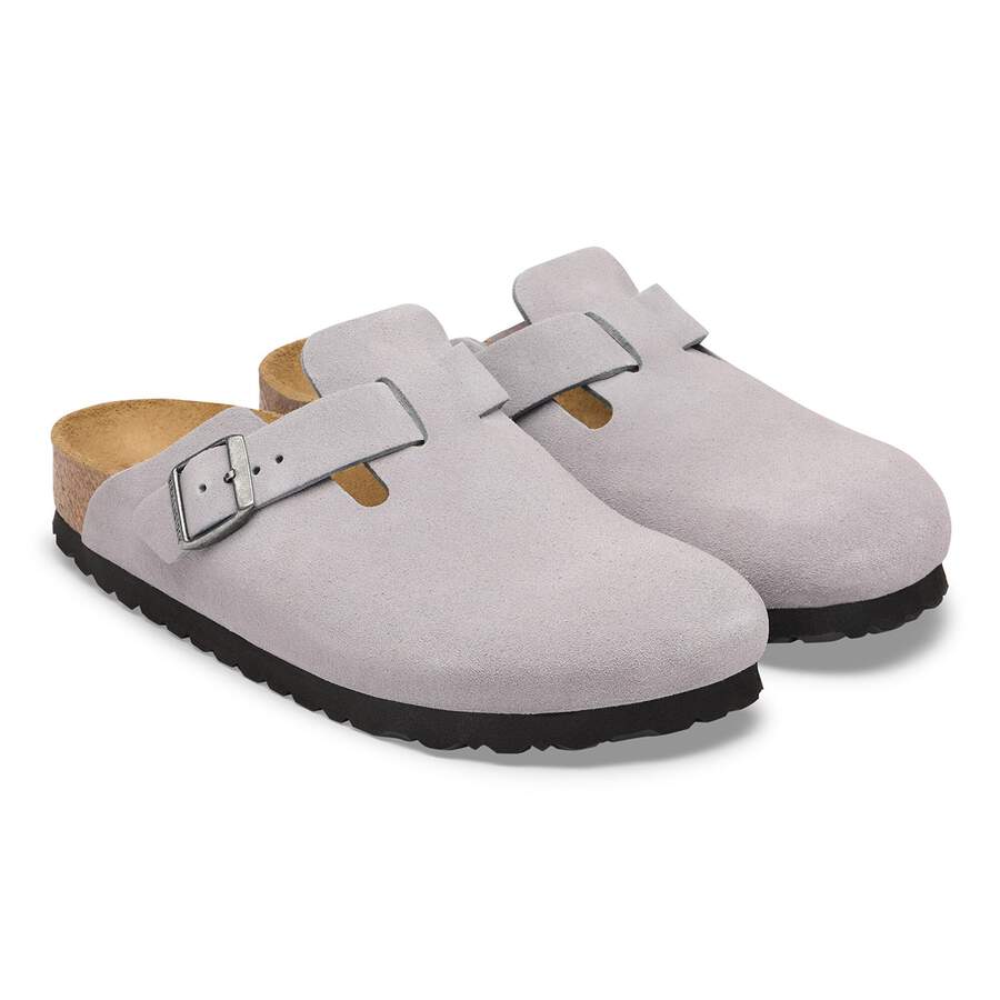 Boston Suede Leather - Lavender Sky