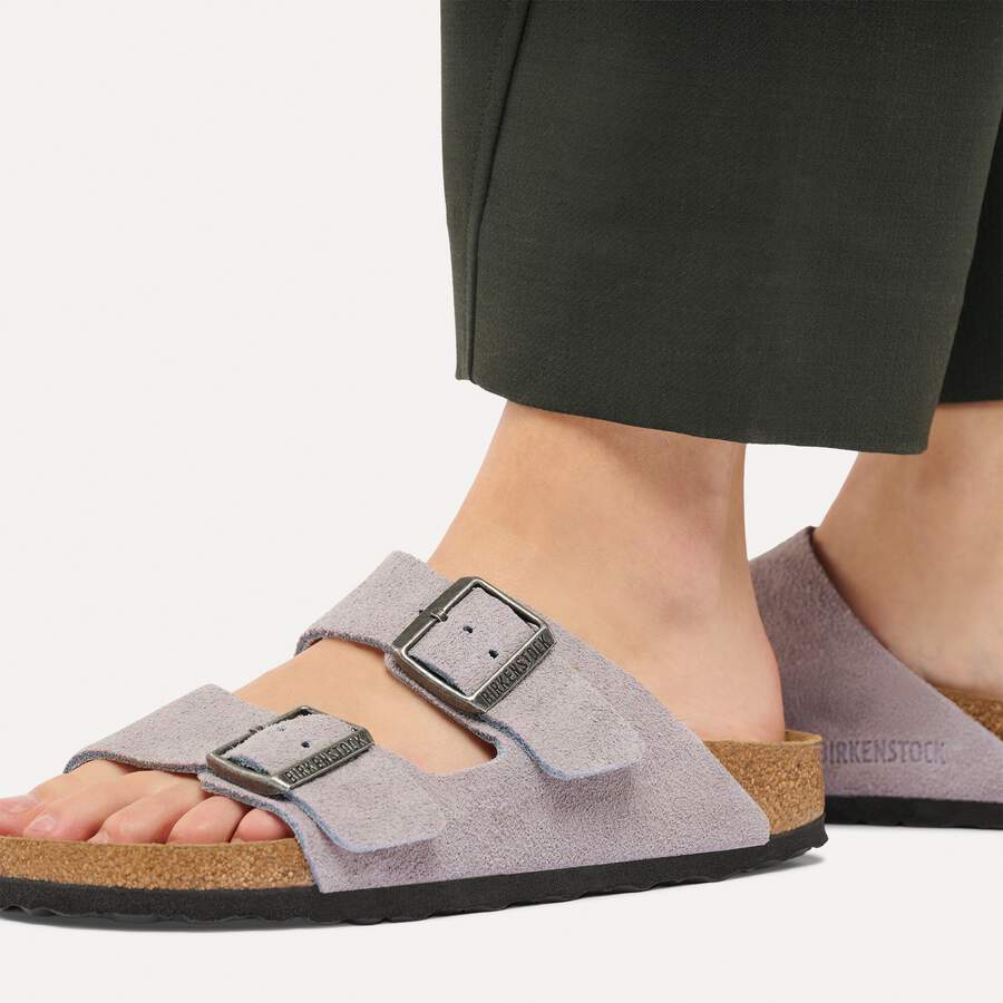 Arizona Suede Leather - Lavender Sky