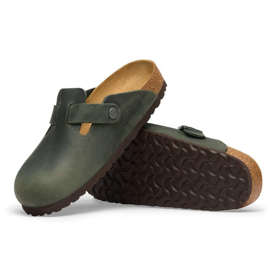 Boston Natural Leather Oiled - Thyme