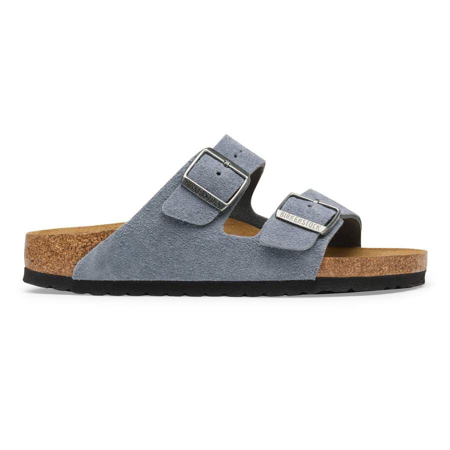 Arizona Suede Leather - Stone Blue
