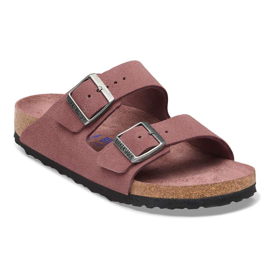 Arizona Soft Footbed Suede Leather - Pepper