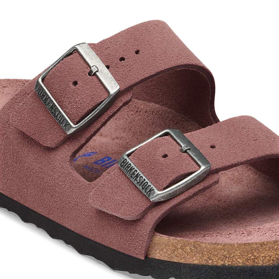 Arizona Soft Footbed Suede Leather - Pepper