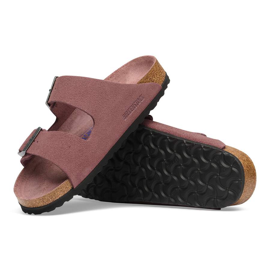 Arizona Soft Footbed Suede Leather - Pepper